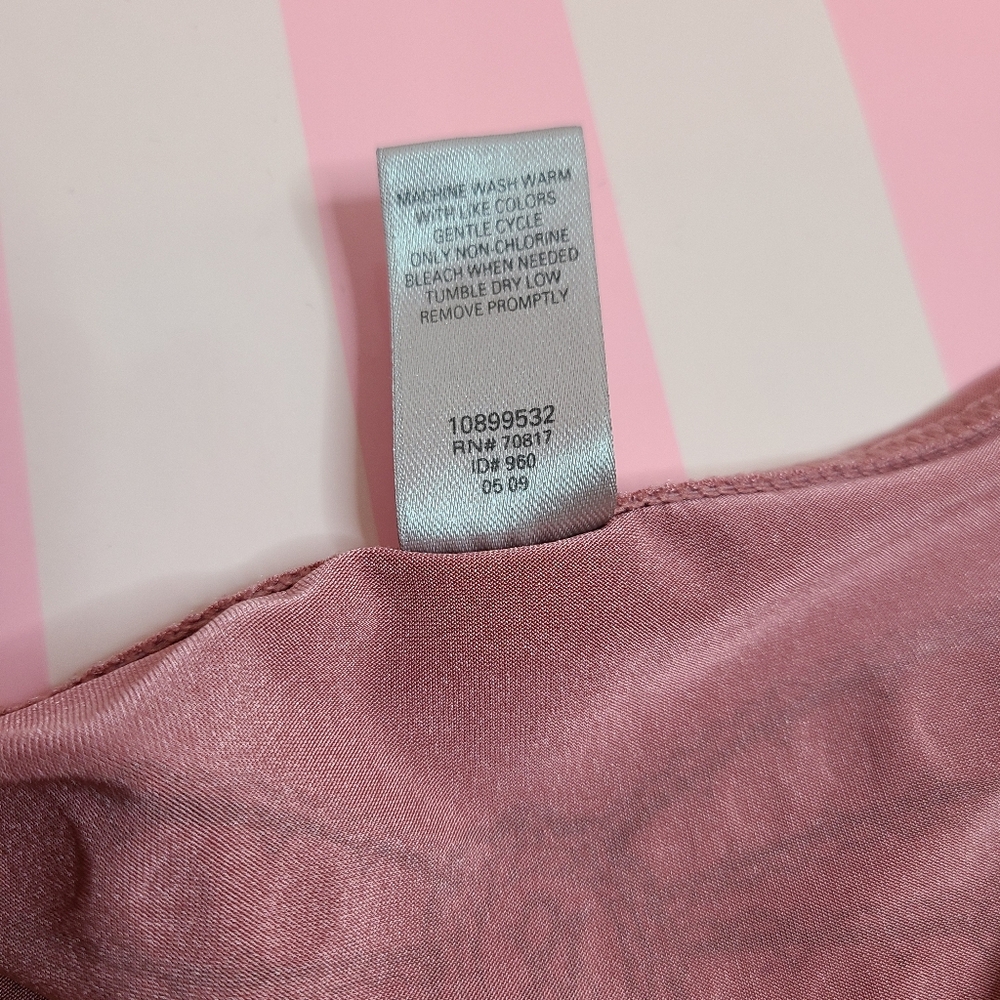 VTG VS Sexy Little Things Silky Satin Ruffle Cheeky Panty Size Sm - Picture 6 of 6